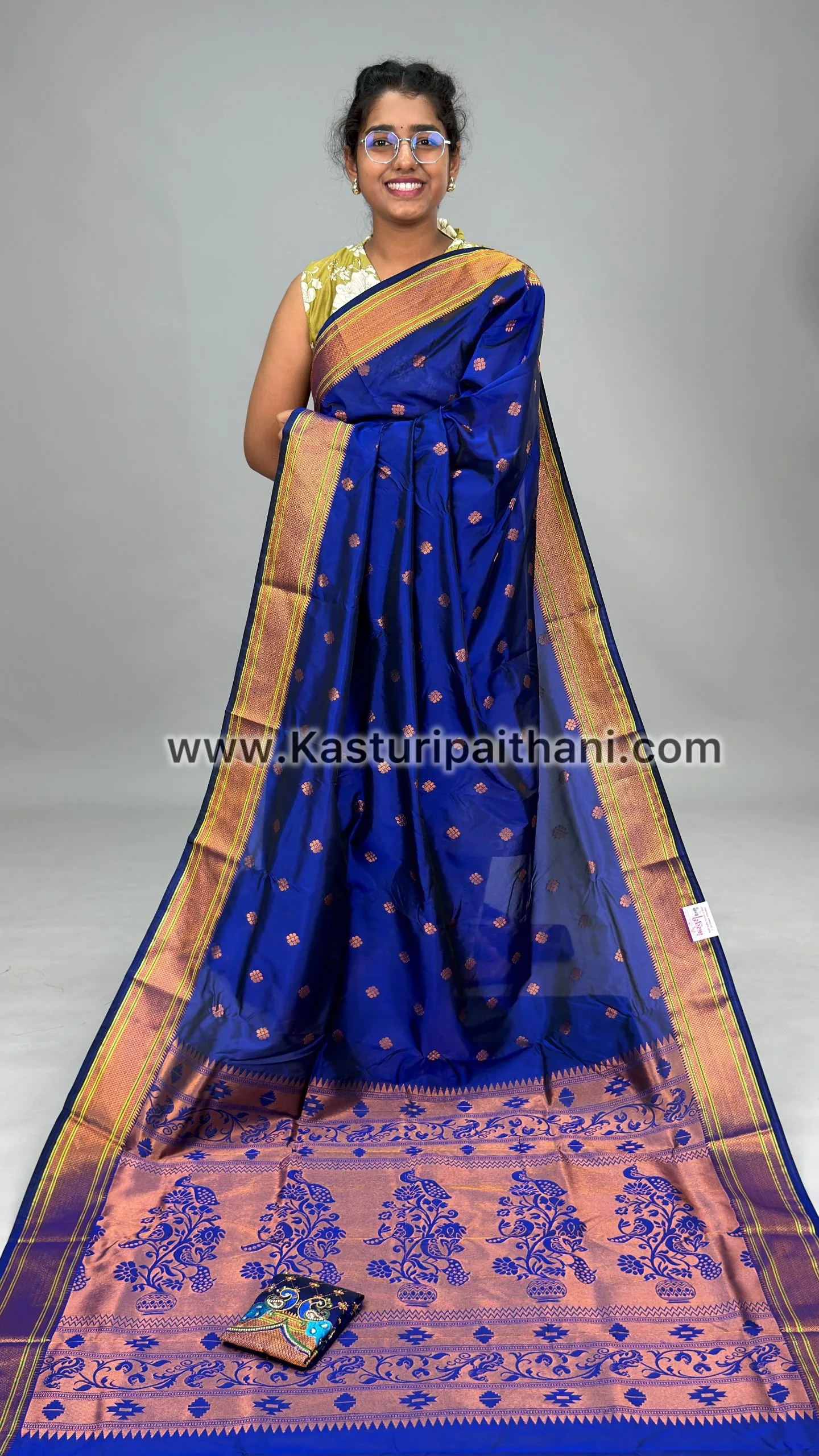 Yeola Handloom Cotton Paithani