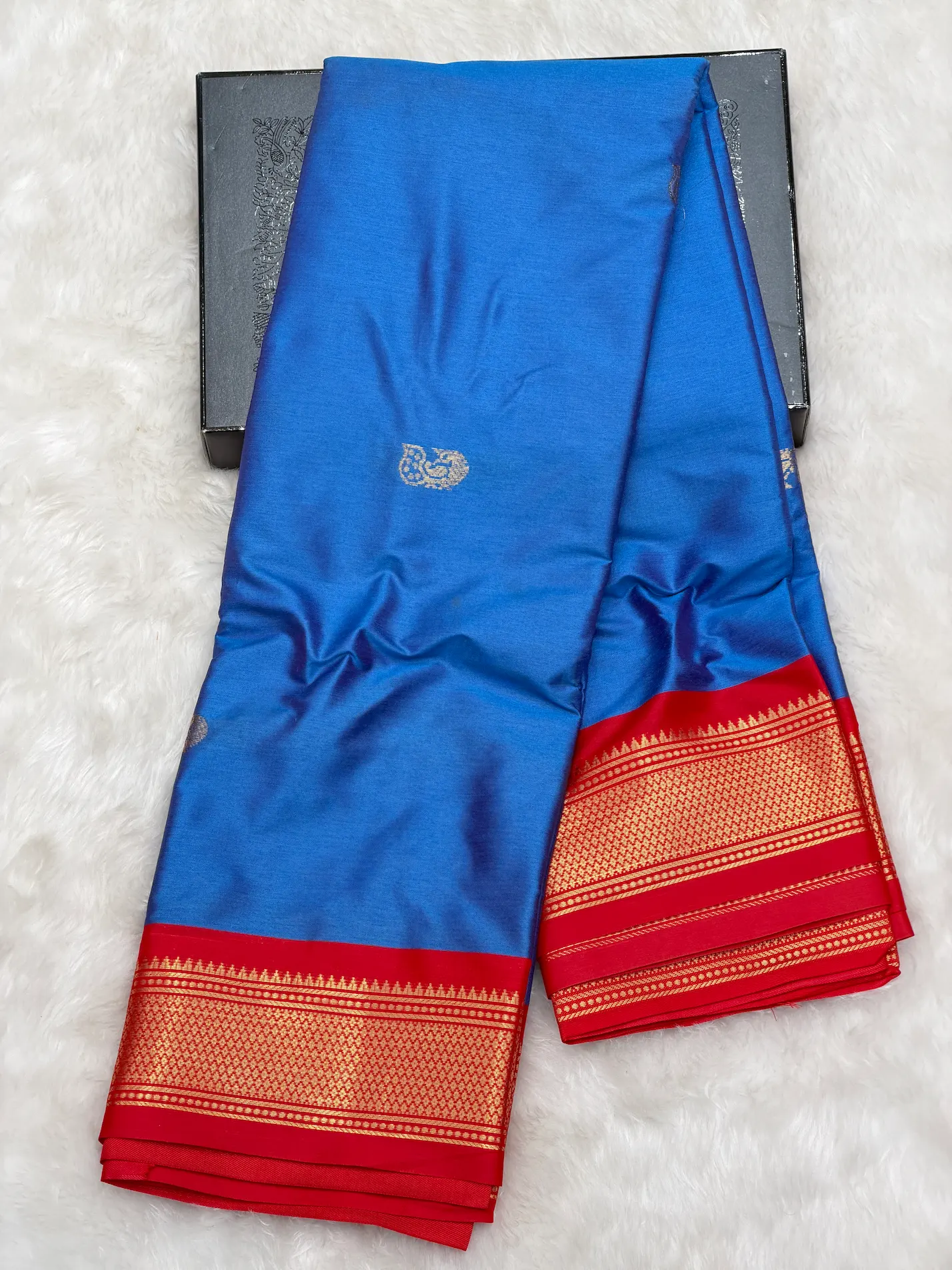 Sico Paithani Royal Blue F01