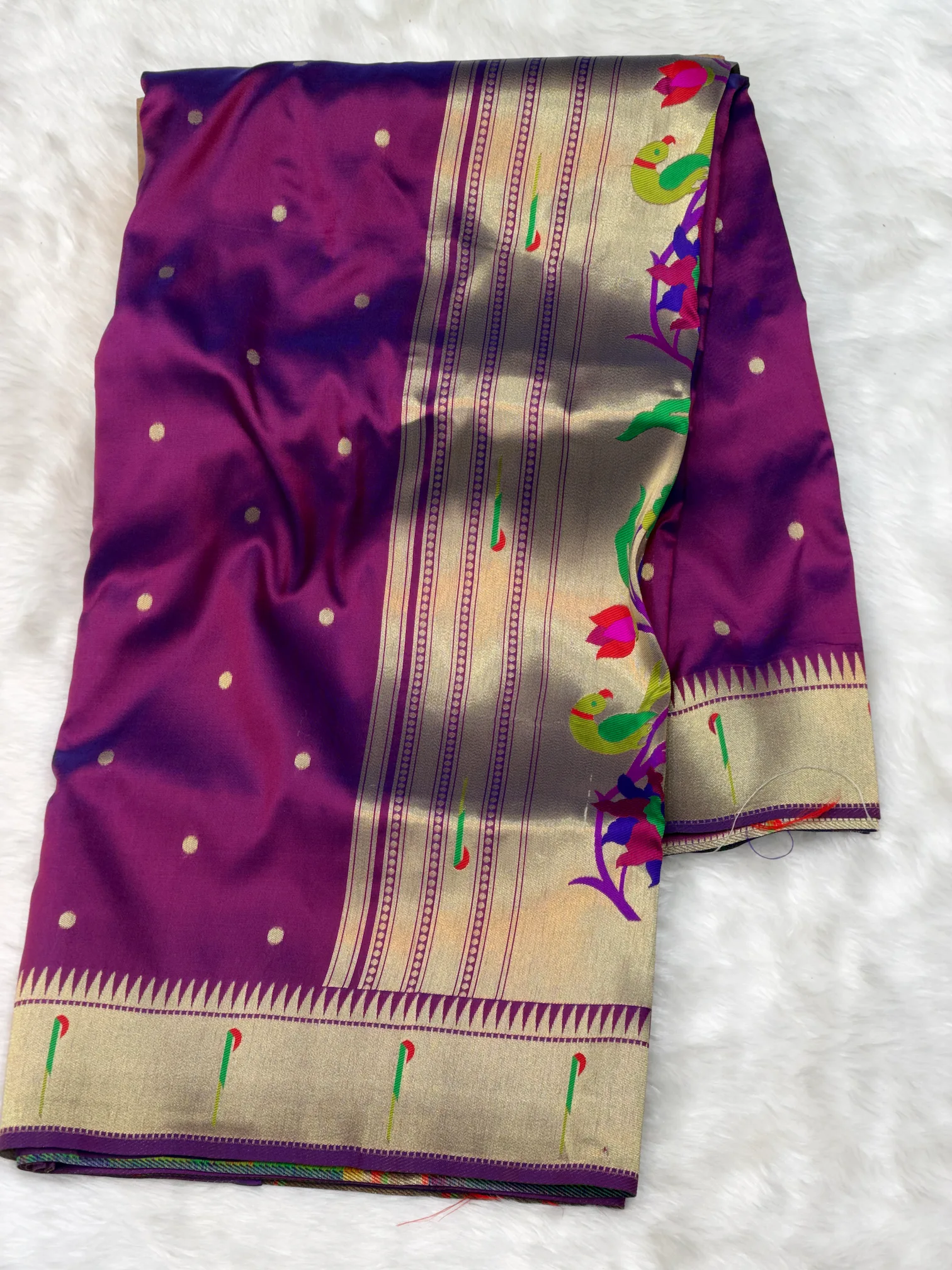 Trending Muniya Wine Paithani E01-1
