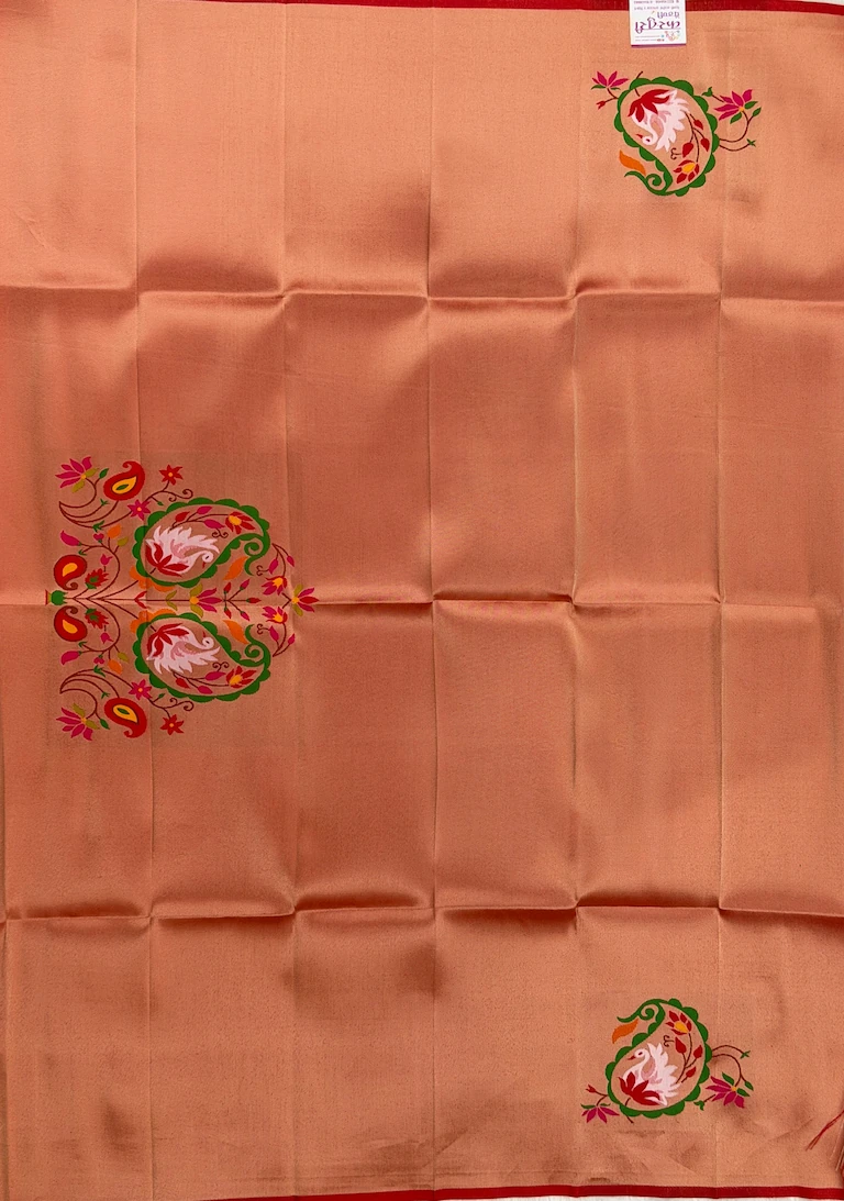Paithani Blouse Piece Duck V01