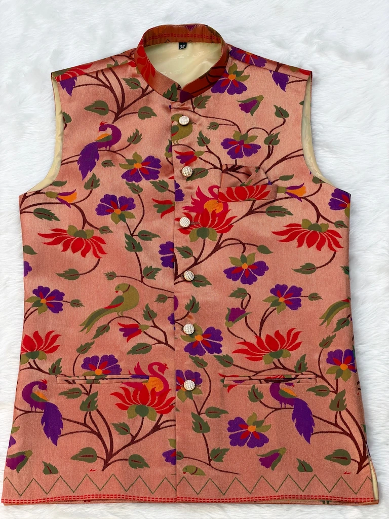 Paithani Jacket Men U01